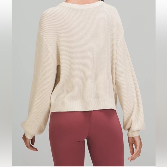 Lululemon Reversible Crossover Merino Wool Sweater - Picture 4 of 8